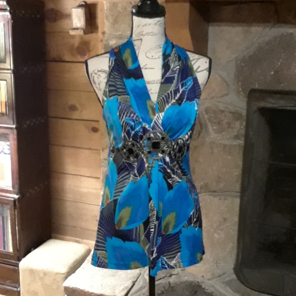 Vintage Cache tropical top